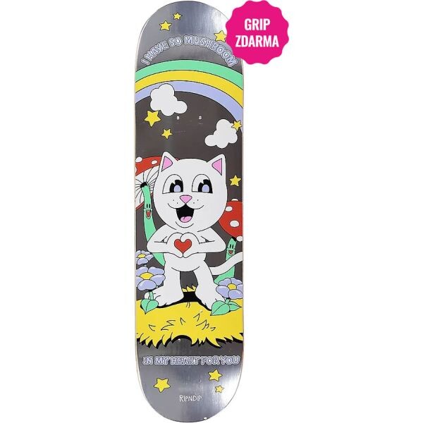 Sk8 Deska Ripndip So Mushroom - Bílá - 8.0