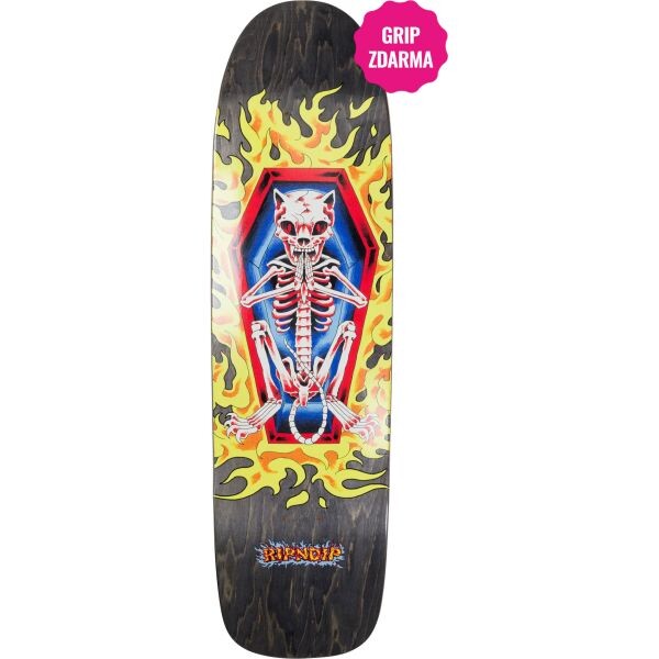 Sk8 Deska Ripndip Burn In Heck - Žlutá - 8.5