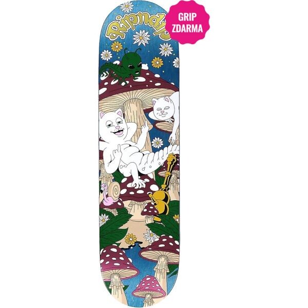 Sk8 Deska Ripndip Caterpiller Garden - Modrá - 8.0