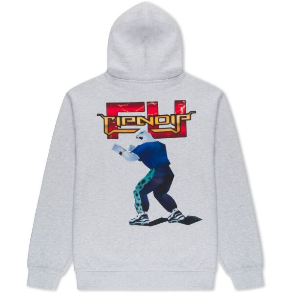 Mikina Ripndip Fight Hoodie - Šedá - L