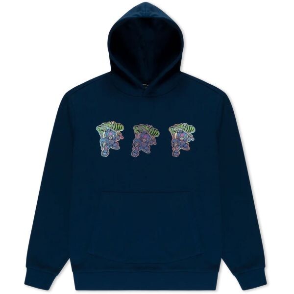 Mikina Ripndip Robo Samurai Hoodie - Modrá - L