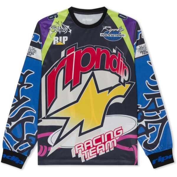 Triko Ripndip Allstar Jersey L/S - Modrá - L