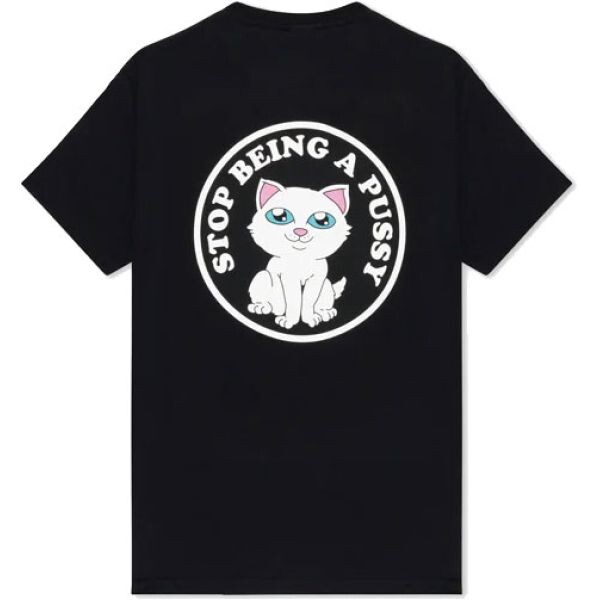 Triko Ripndip Stop Being A Pussy - Černá - L