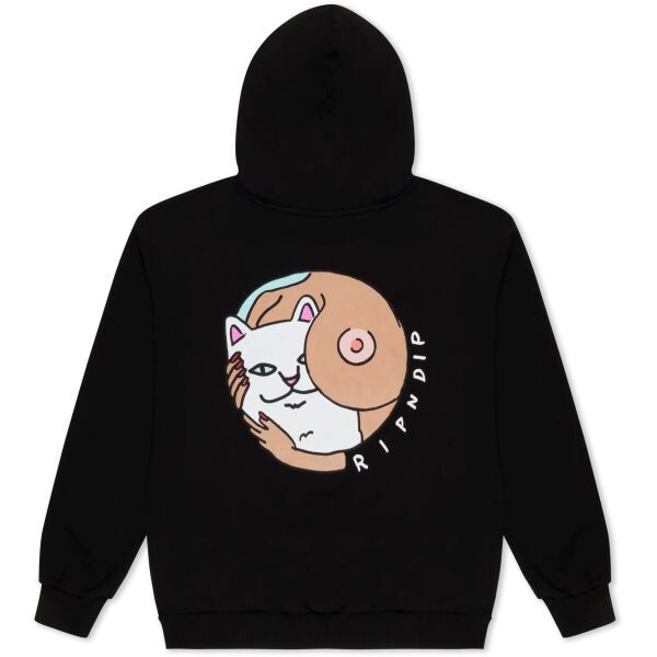 Mikina Ripndip Must Be Nice Boobies Hood - Černá - L