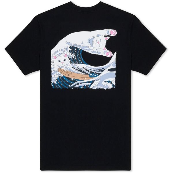Triko Ripndip The Great Wave Of Nerm - Černá - L