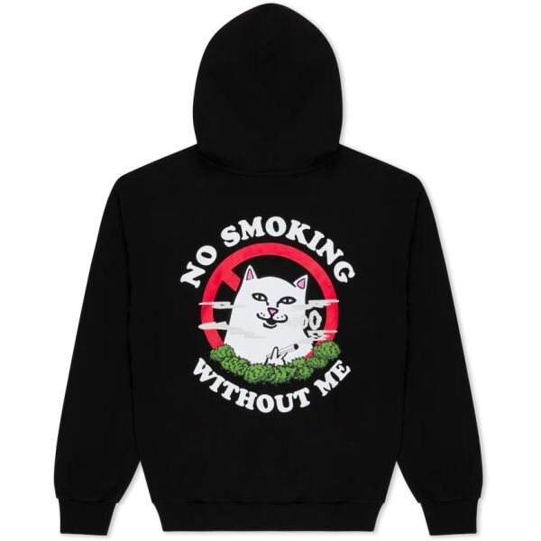 Mikina Ripndip No Smoking Hoodie - Černá - L