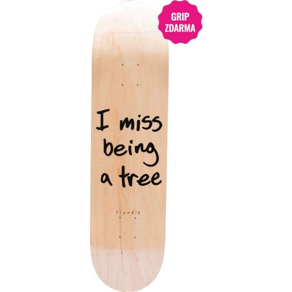 Sk8 Deska Ripndip I Miss Being A Tree - Béžová - 8.0