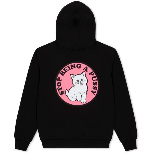 Mikina Ripndip Stop Being A Pussy Hoodie - Černá - L