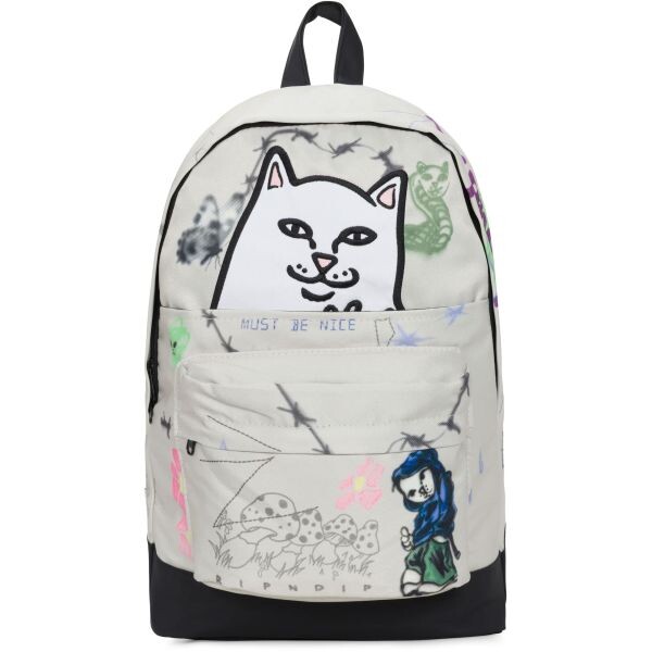 Batoh Ripndip Goosebumps Velcro - Bílá - Univerzální