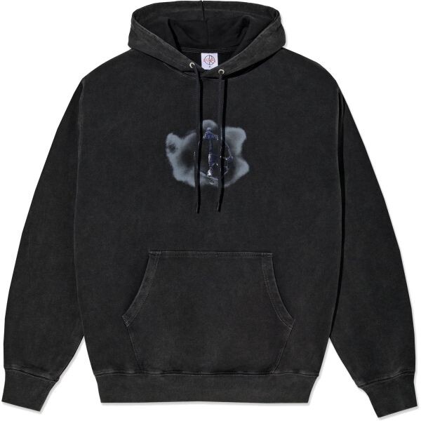 Mikina Polar Metal Logo Dave Hoodie - Černá - L