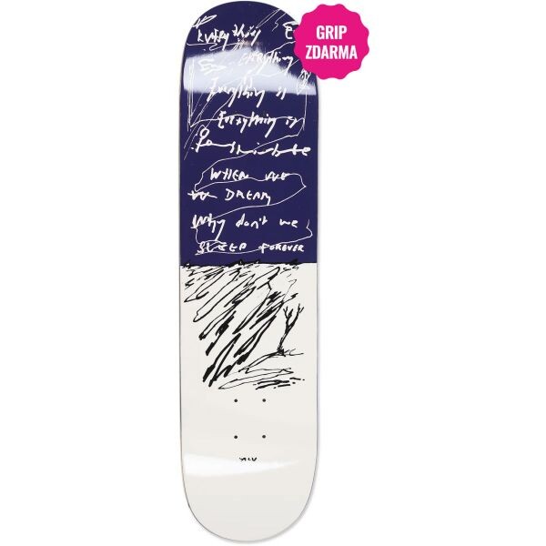 Sk8 Deska Polar Team Alv - Sleep Forever - Bílá - 8.625