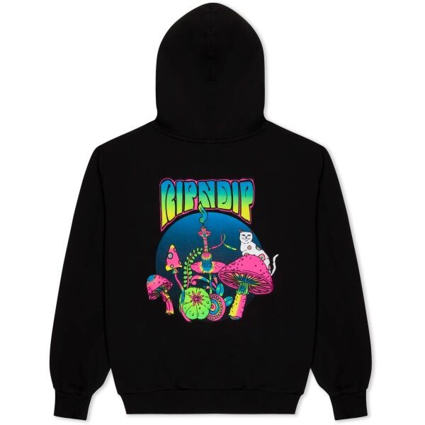 Mikina Ripndip Psychedelic Hoodie - Černá - L