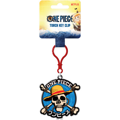One Piece klíčenka se svítilnou (Straw Hat Crew Icon)