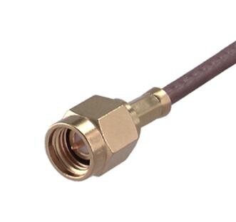 Huber+Suhner 11_Sma-50-2-6/111_Ne Rf Coax Conn, Sma Plug, 50 Ohm, Cable