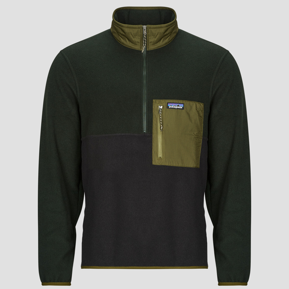 Patagonia  M's Microdini 1/2 Zip P/O  Černá