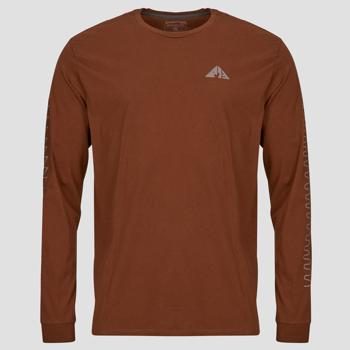 Patagonia  M's L/S Driftways Organic T-Shirt  Hnědá