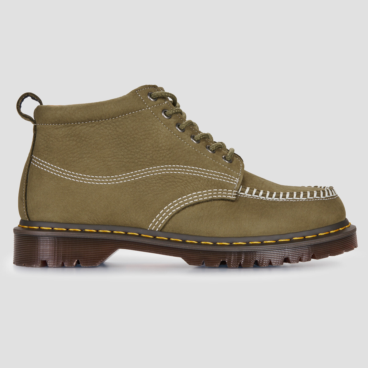 Dr. Martens  Lowell Chukka DMs Olive Milled Nubuck WP  Khaki