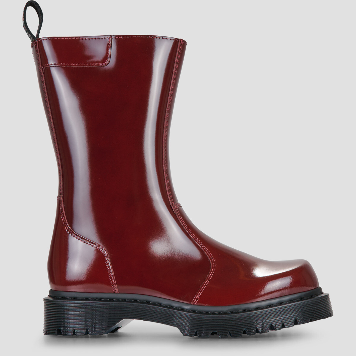 Dr. Martens  Rejena Mid Cherry Red Laquered Leather  Bordó