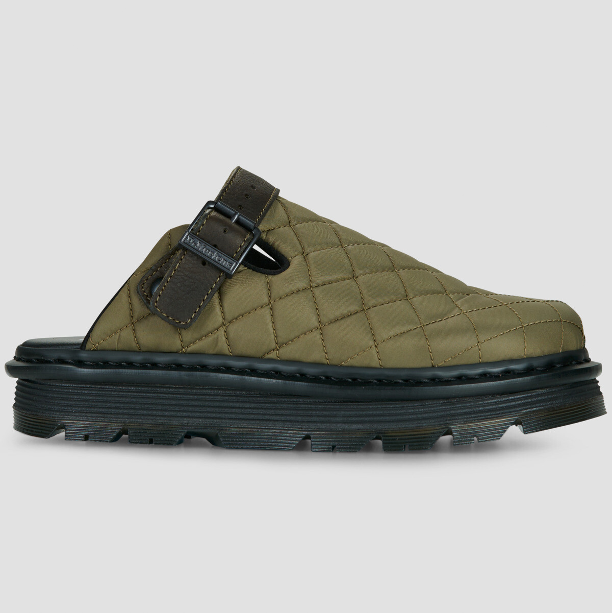 Dr. Martens  ZebZag Mule DMs Olive  Khaki