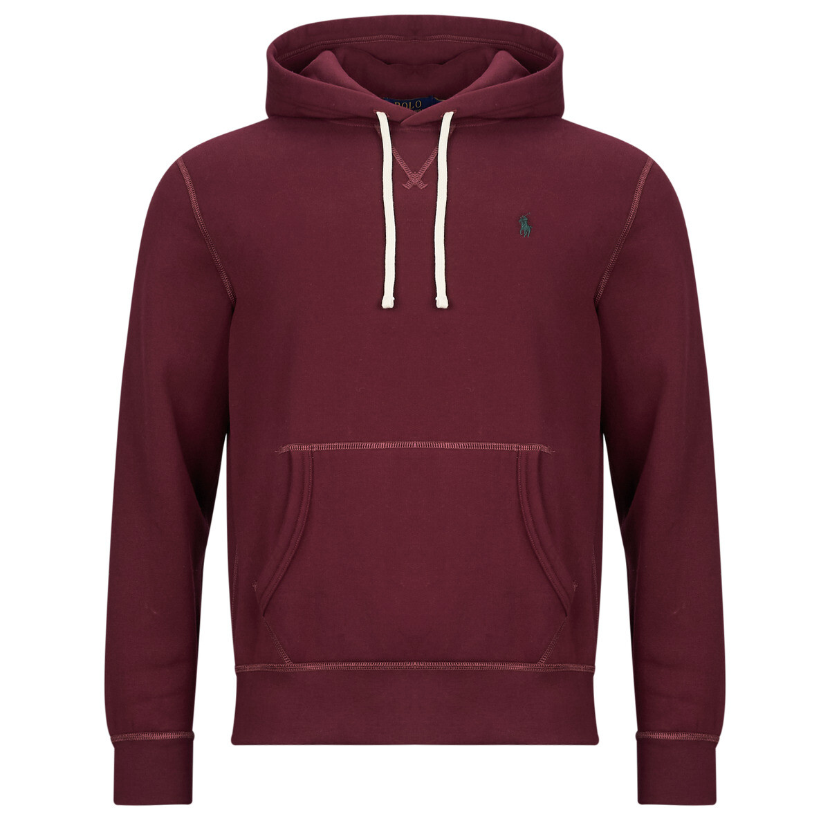 Polo Ralph Lauren  SWEAT A CAPUCHE MOLTONE EN COTON  Bordó