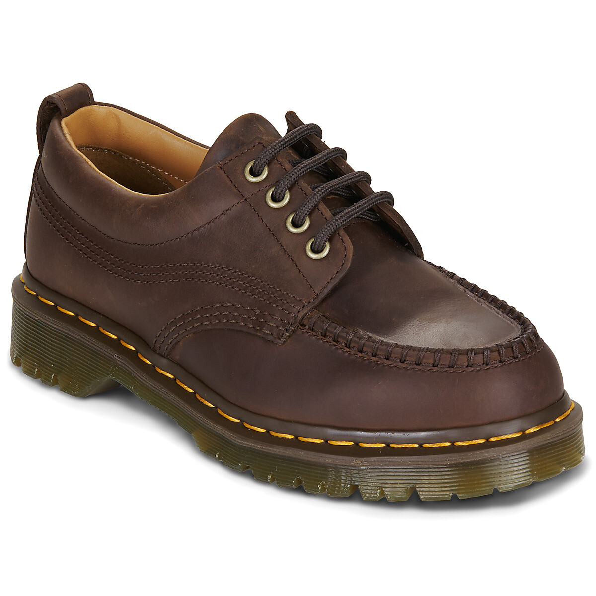 Dr. Martens  LOWELL DARK BROWN CRAZY HORSE  Hnědá