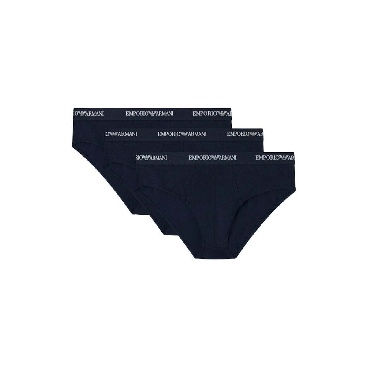 Emporio Armani EA7  Em000258 Af14132 3 Pack Brief  Černá