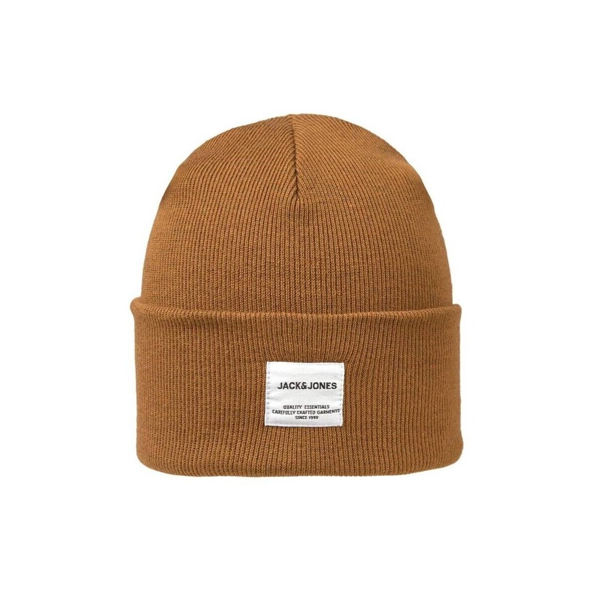 Jack & Jones  Jaclong Knit Beanie  Hnědá