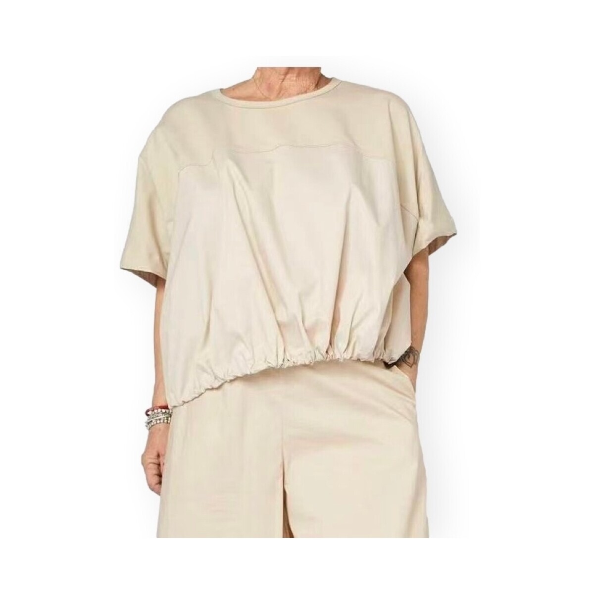 Wendy Trendy  Top 126064 - Beige  Béžová