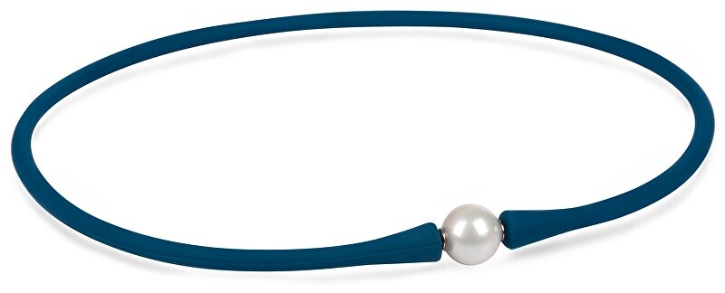 JwL Luxury Pearls Modrý sportovní perlový náhrdelník modrý JL0877