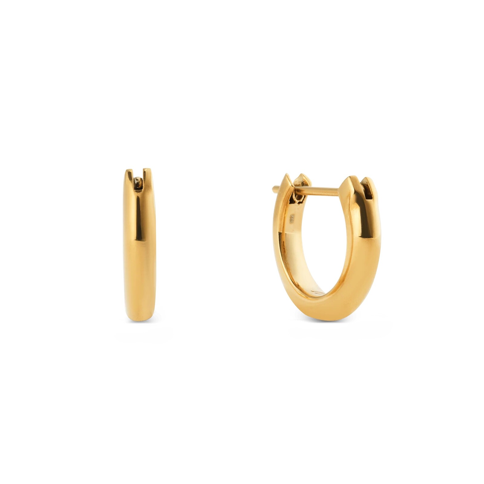Daniel Wellington Elegantní pozlacené kruhy z oceli Arch DW0040194 0,9 cm