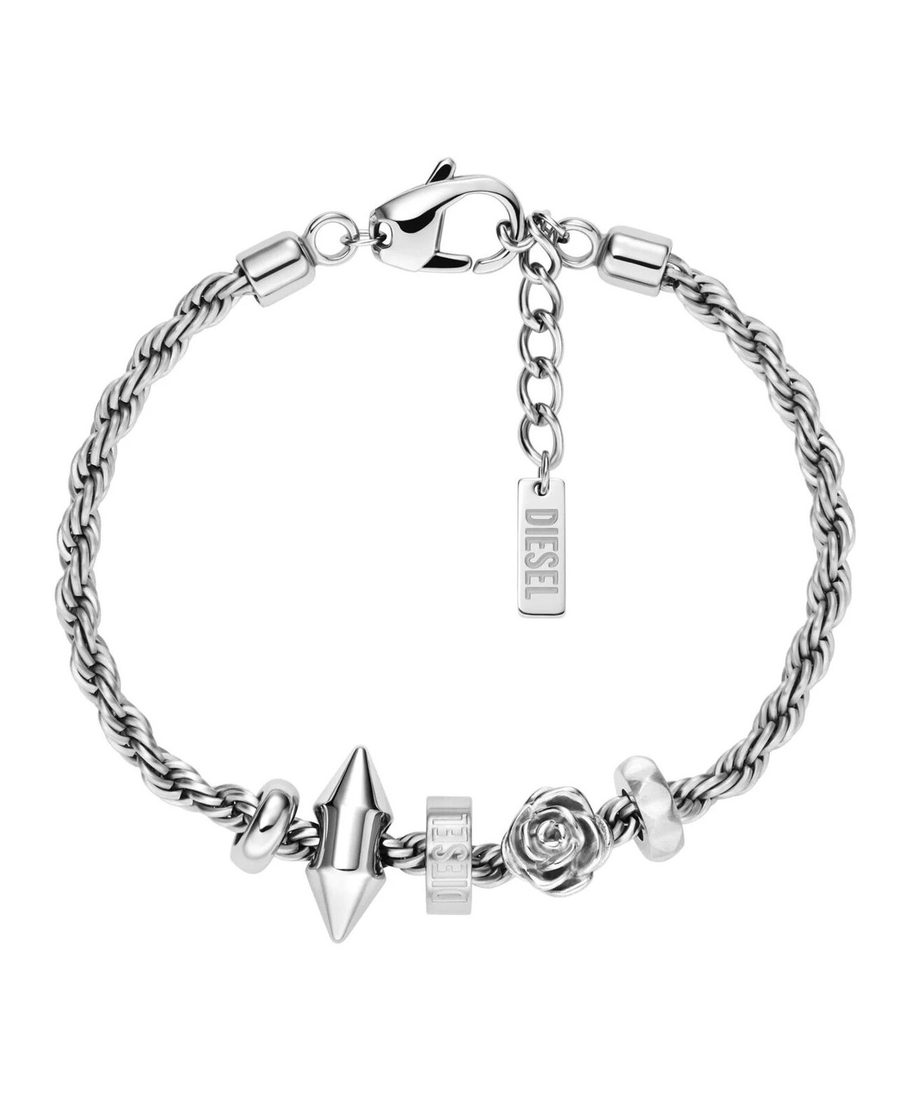 Diesel Moderní unisex ocelový náramek DX1622040