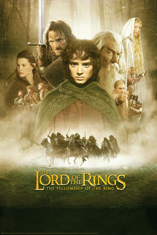 Europosters Plakát, Obraz - Lord of the Rings - The Fellowship of the Ring, 61 × 91.5 cm