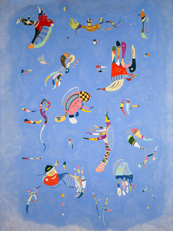 Wassily Kandinsky Plakát, Obraz - Sky Blue (1940), Wassily Kandinsky, 30 × 40 cm
