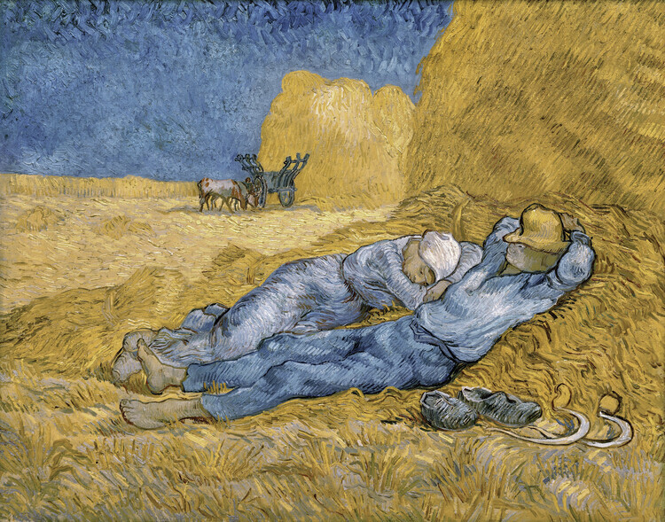 Vincent van Gogh Plakát, Obraz - Siesta, Vincent van Gogh, 40 × 30 cm