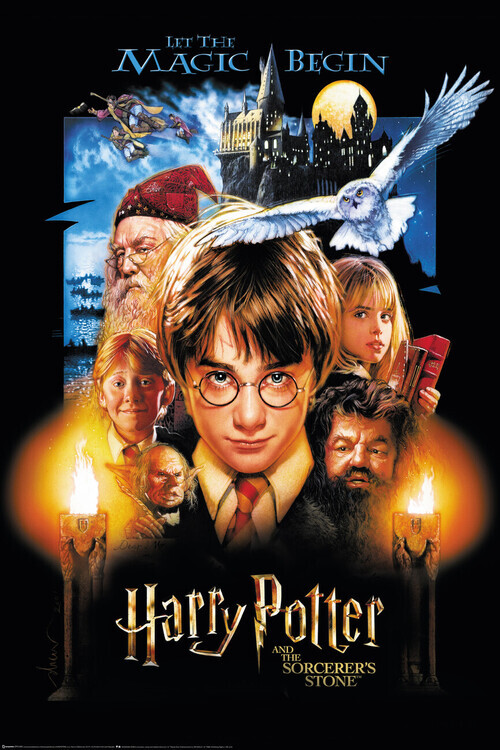 GRUPO ERIK Plakát, Obraz - Harry Potter - Kámen mudrců, 61 × 91.5 cm