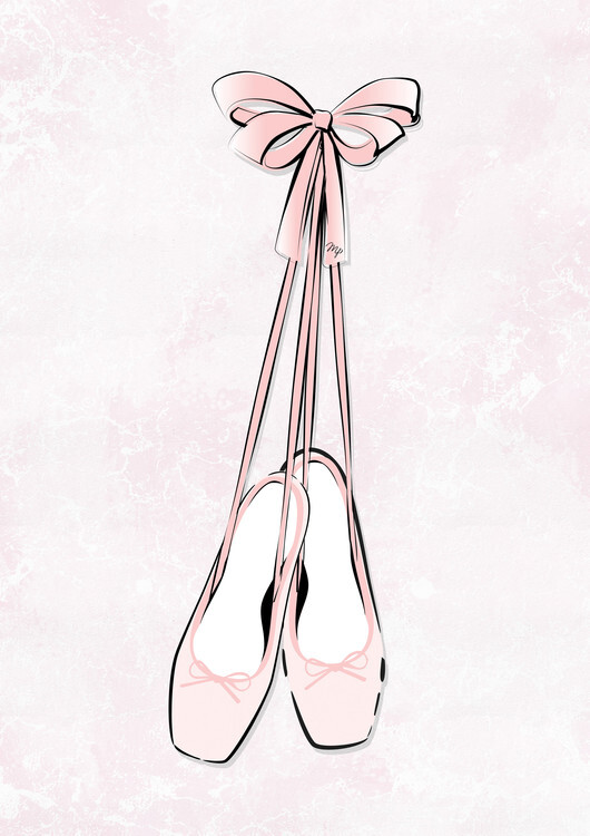 Martina Pavlova Plakát, Obraz - Ballet Shoes, Martina Pavlova, 30 × 40 cm