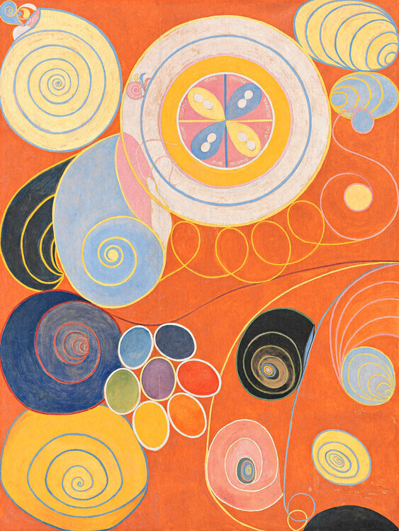 Hilma af Klint Plakát, Obraz - The 10 Largest No.3, Hilma af Klint, 30 × 40 cm