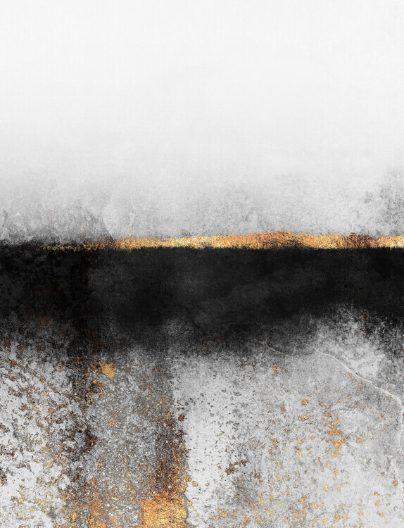Elisabeth Fredriksson Plakát, Obraz - Soot And Gold, Elisabeth Fredriksson, 30 × 40 cm