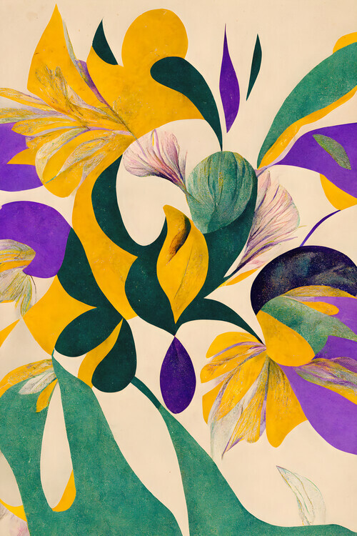 Treechild Plakát, Obraz - Spring flowers, Treechild, 26.7 × 40 cm