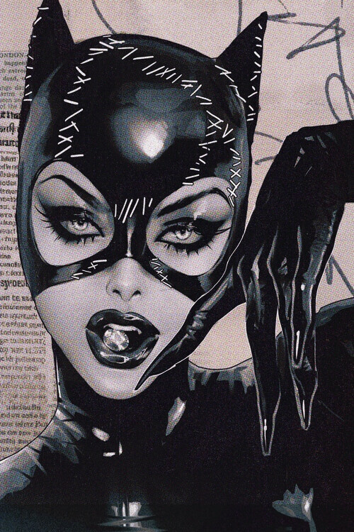 Europosters Plakát, Obraz - Catwoman - Black Suit, 26.7 × 40 cm