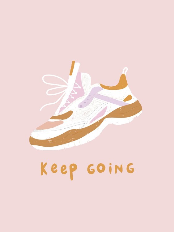 Aislinn Simmonds Plakát, Obraz - Keep Going, Aislinn Simmonds, 30 × 40 cm