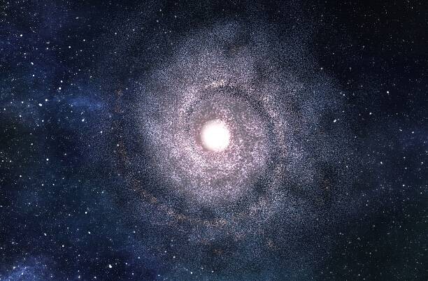 vchal Plakát, Obraz - Big Spiral Galaxy - 3D Rendered, vchal, 40 × 26.7 cm