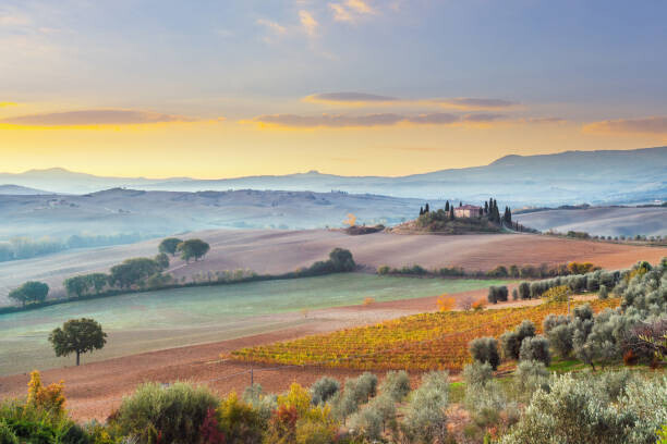 mammuth Plakát, Obraz - Landscape in Tuscany, Italy, mammuth, 40 × 26.7 cm