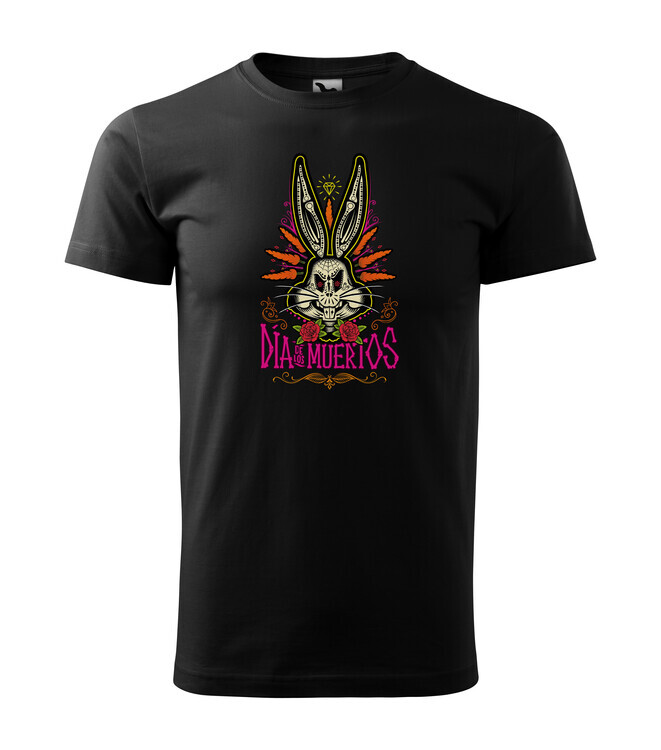 Europosters Tričko Looney Tunes - Bugs Bunny - Día De Los Muertos, Pánské, Regular, L