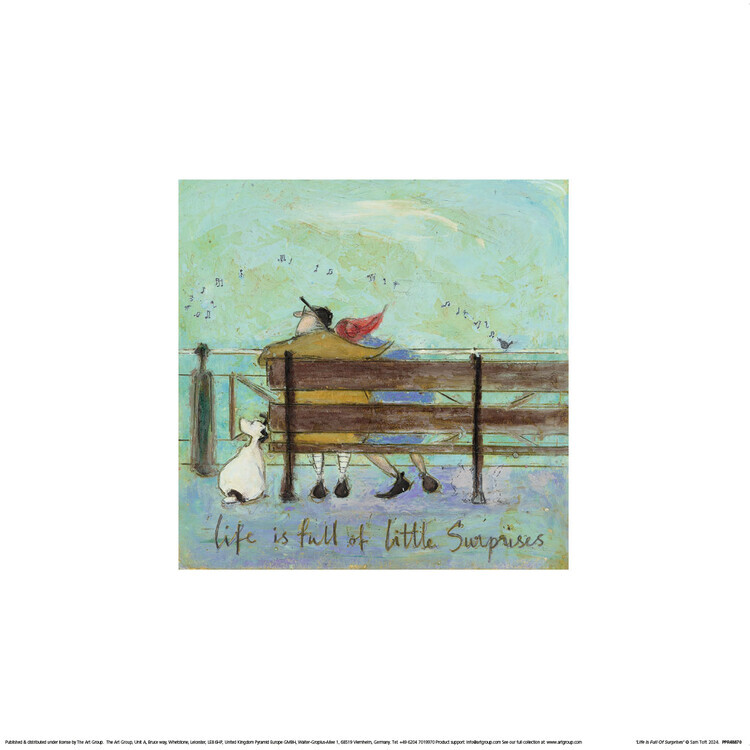 PYRAMID Umělecký tisk Sam Toft - Life is Full of Surprisesl, 30 × 30 cm