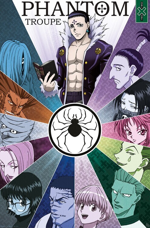 ABY STYLE Plakát, Obraz - Hunter x Hunter - Spider Members, 61 × 91.5 cm