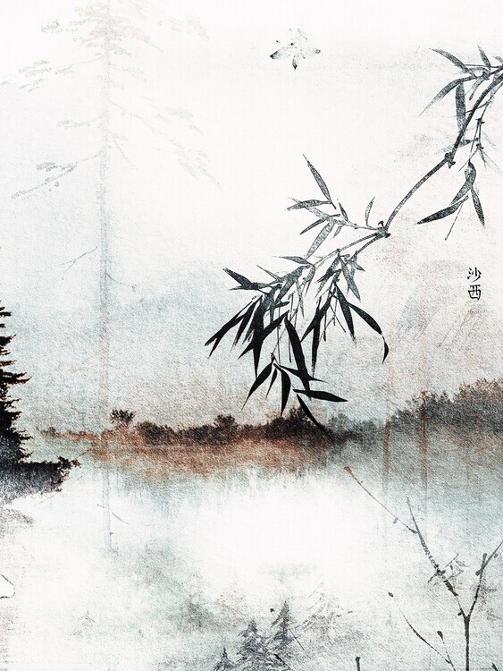 Treechild Plakát, Obraz - Whispers of Bamboo, Treechild, 30 × 40 cm