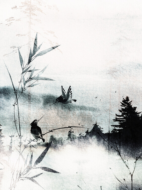 Treechild Plakát, Obraz - Serene Flight, Treechild, 30 × 40 cm