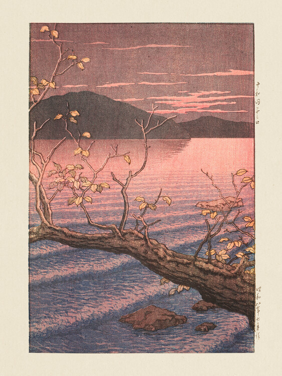 Kawase Hasui Plakát, Obraz - Towadako Noguchi (towada Lake Aomori) (1932), Kawase Hasui, 30 × 40 cm