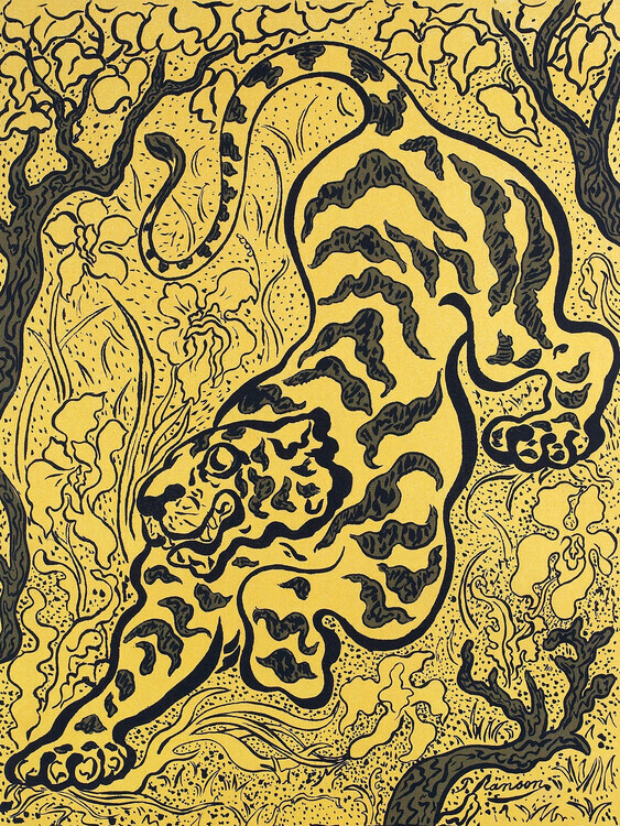 Paul Ranson Plakát, Obraz - Tigre Dans Les Jungles, Paul Ranson, 30 × 40 cm